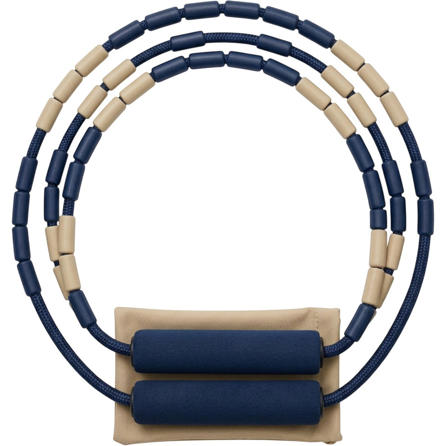 Kempo 52 Bead Segmented Jump Rope 2.8 m Navy Sand