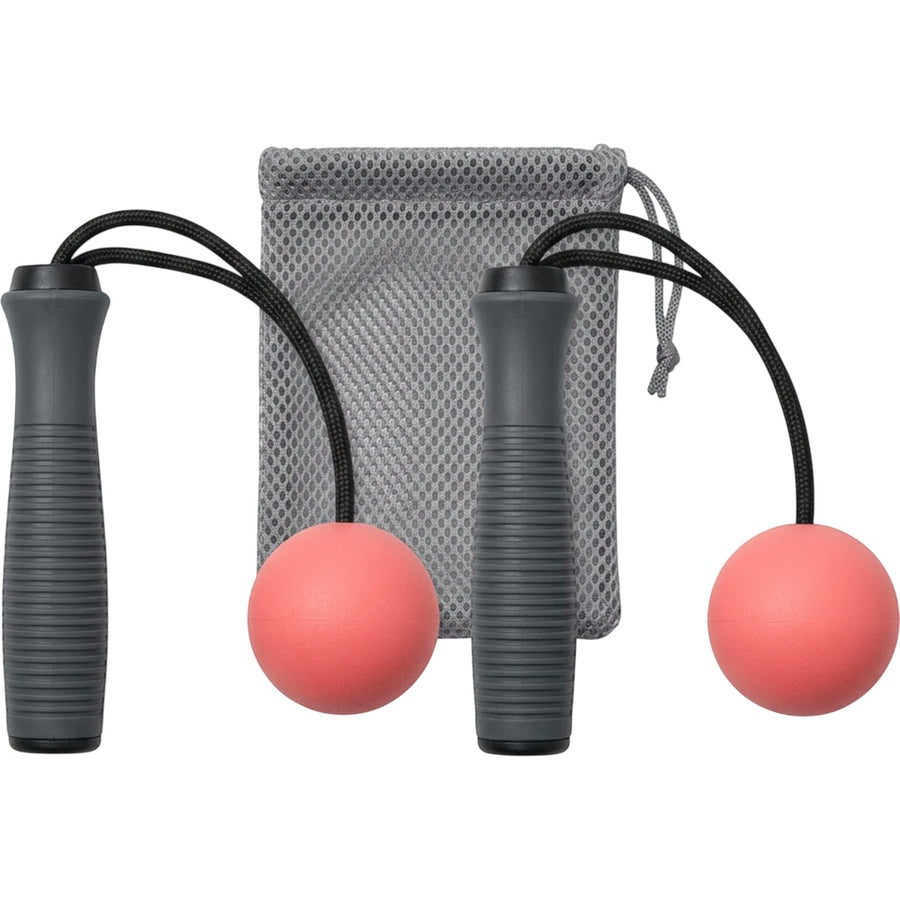 Kempo Cordless Weighted Ball Jump Rope 180 g Charcoal Coral